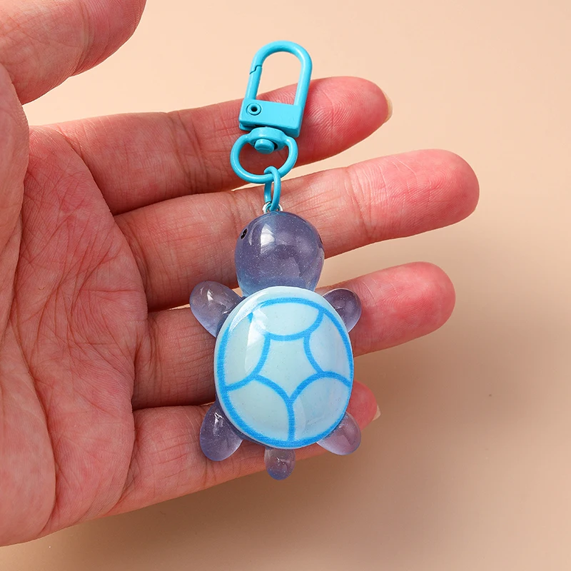 Niedlicher Schlüsselanhänger in Form einer Schildkröte mit Glocke für Autoschlüssel, als Souvenir, Geschenk für Damen und Herren, als Anhänger für Handtaschen, Geldbörsen, Schlüsselringe, DIY-Zubehör. – Detail 11