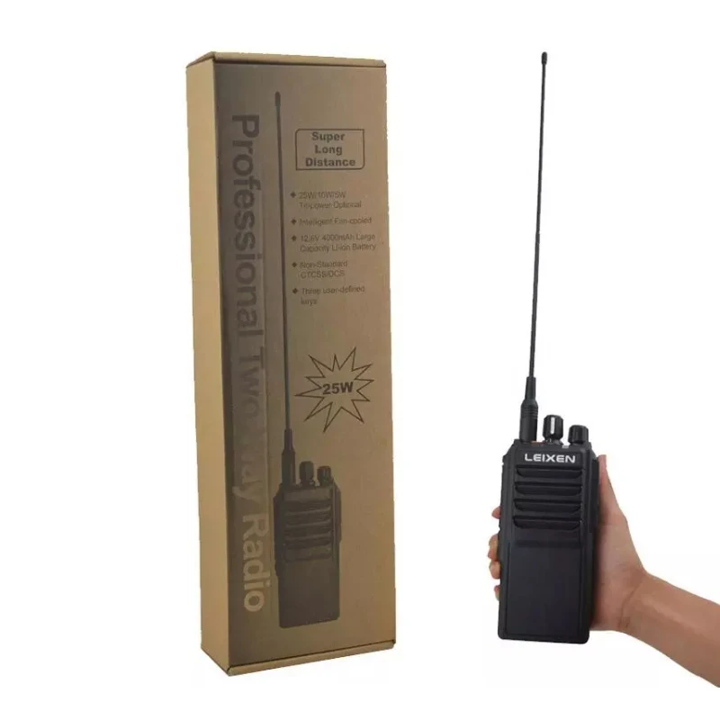 LEIXEN VV-25 400-470Mhz High Power Radio Long Distance Talkies-Walkies H478 Walkie-Talkie 20w Set Talki Walki 20km