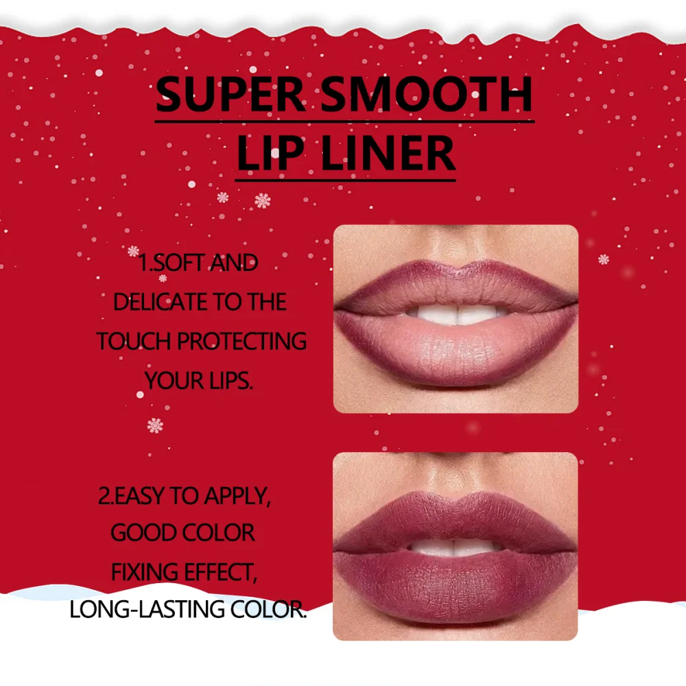 12本入りマットリップライナーセット クリスマスギフトセット 栄養&保湿 長持ち&簡単メイク ホリデーギフト