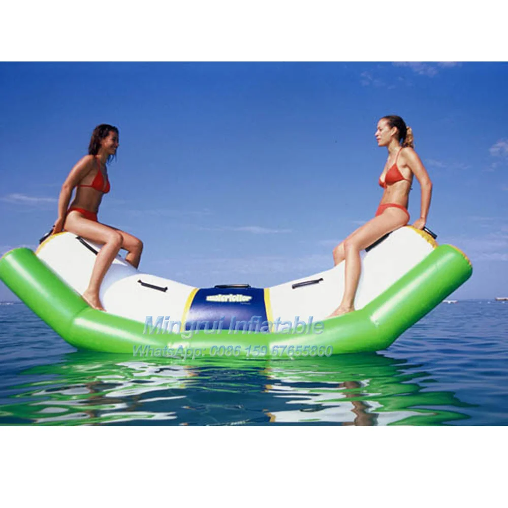 Inflatable Floating Seesaw for Rocker Play Games, Water Tower, Water Toy