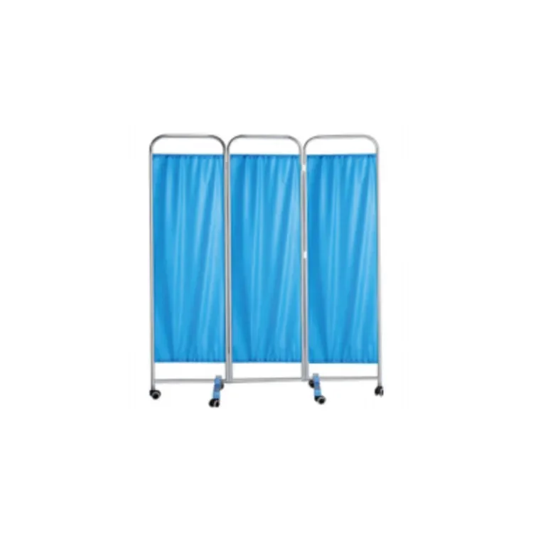 BT-CP002A Cheap Hospital Stainless Steel 3 Folding Bed Screen Medical Foldable Privacy Screens With Wheels Price