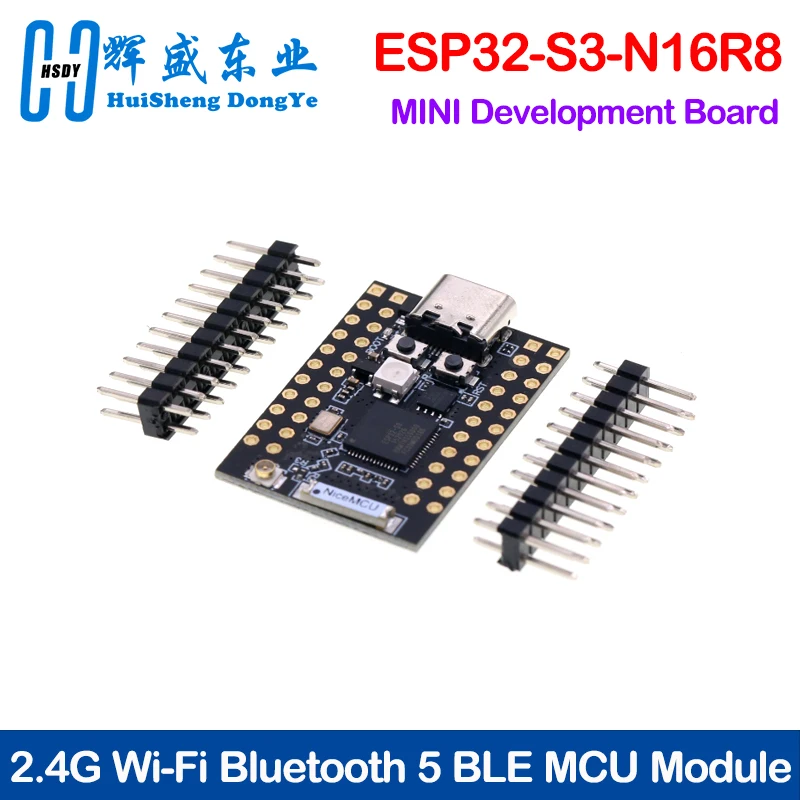ESP32-S3-MINI nano Development Board S3-N16R8 WiFi BLE Module 16MB Flash Various IO Ports XH-S3E Module for Arduino IoT Projects