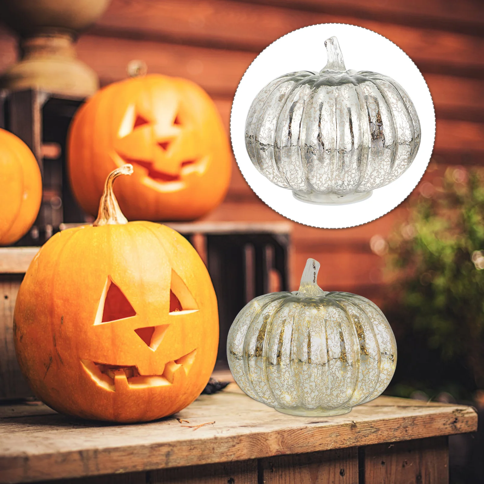 

LED Halloween Pumpkin Lamp Simulated Flickering Light Decoration Flameless Safe Pumpkin Lantern Party Decor Halloween Decor Lamp