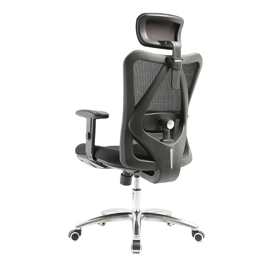 

Ergonomic High Back Adjustable Stainless Steel Lumbar Support Mesh Swivel Headrest Office Chair