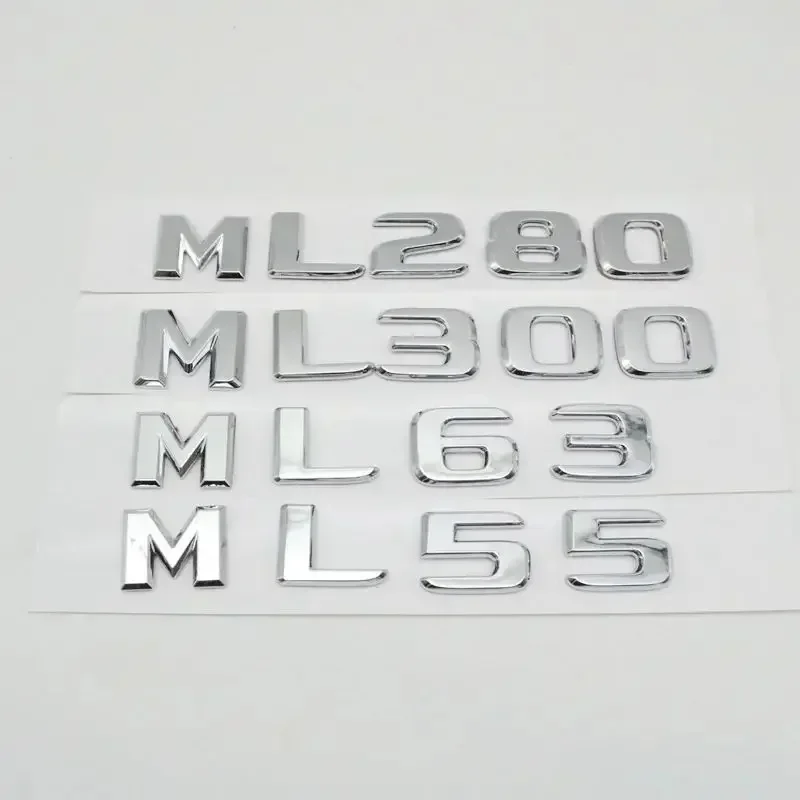 After 2017 3D ABS For Mercedes-Benz W163 W164 W166 ML63 ML55 ML250 ML320 ML350 ML420 ML450 ML500 ML550 Emblem Logo Sticker