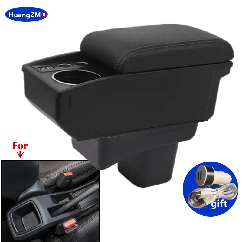 

Для Toyota Agya/Wigo 2023-2024 автомобильный подлокотник, центральный ящик для хранения с USB-портом, подстаканник, специальные модернизированные автомобильные аксессуары