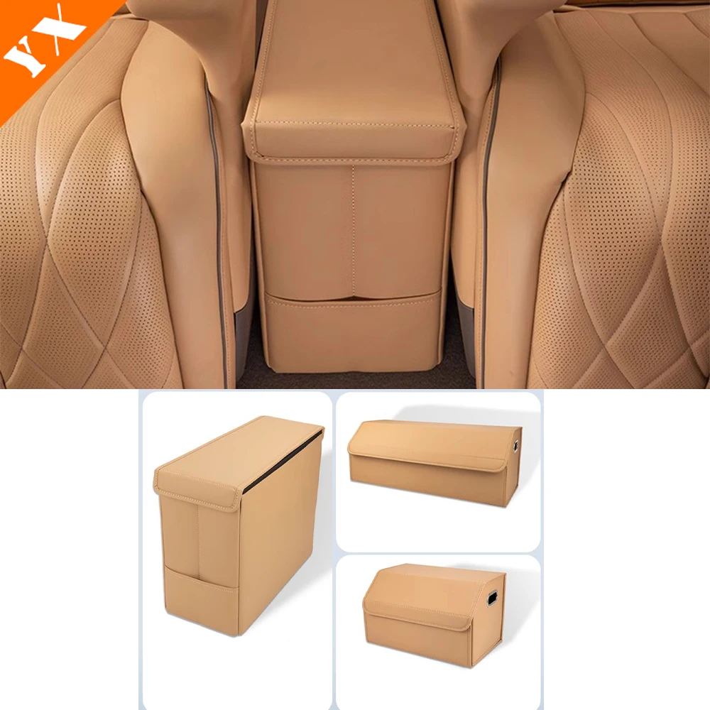 

For BYD Denza D9 Accessories Car Storage Box In The Middle Aisle Of The Second Row Seats Car Storage Box Rear Trunk Storage Box