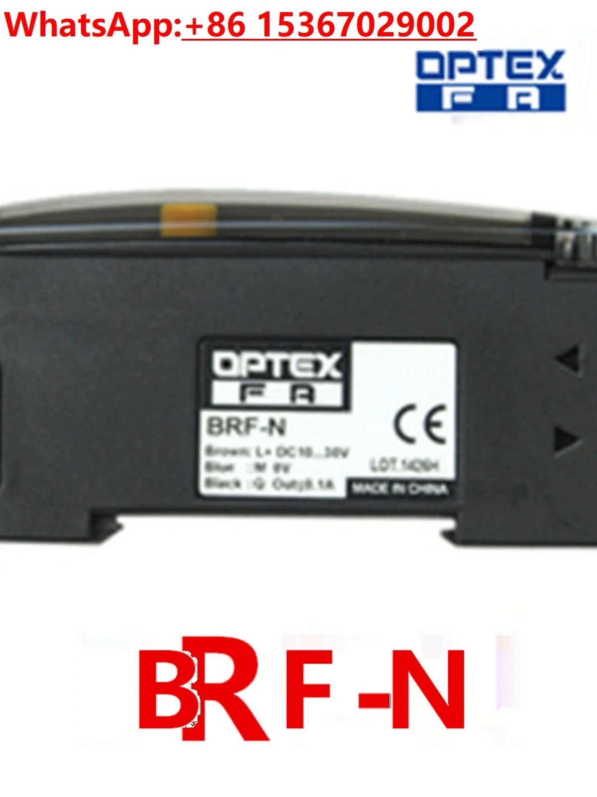 

Original OPTEX optical fiber amplifier BRF-N replaces VRF-N inkjet printer electric eye NPN