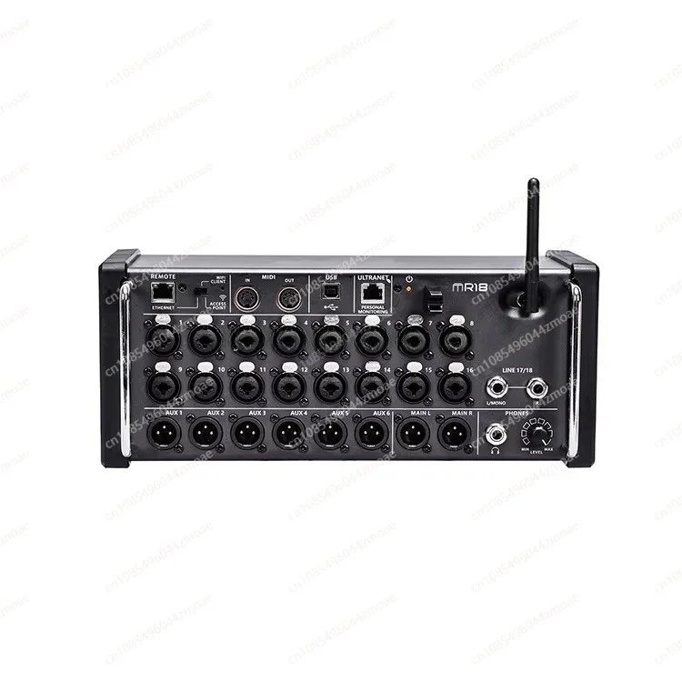 18 Channel 12 Bus Digital Mixer MR18, Portable Professional Audio Mixing Console for Live DJ & Recording, USB&App Remote Control