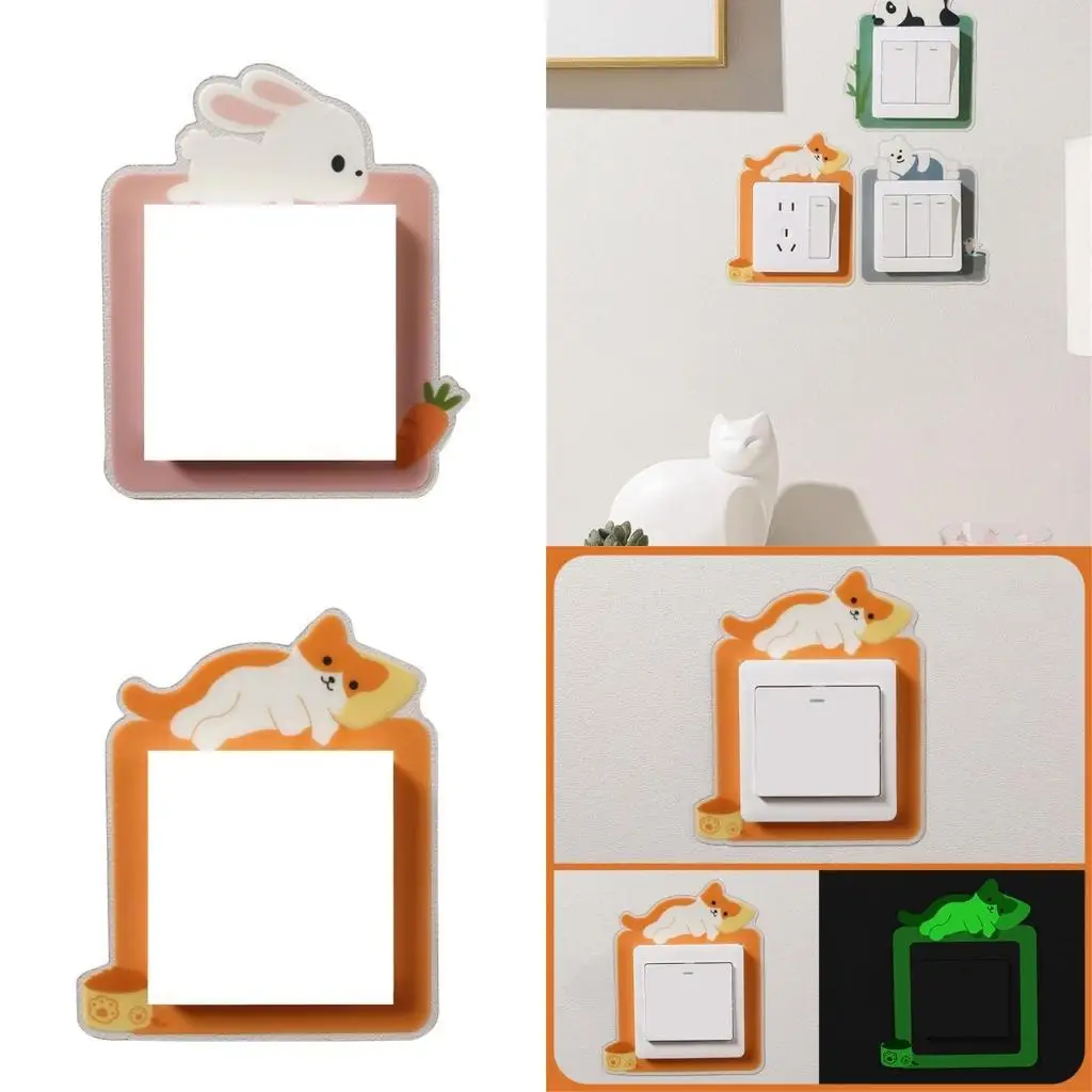 

E8BD Glow Wall Stickers Home Decor Kid Room Decoration Sticker Decals