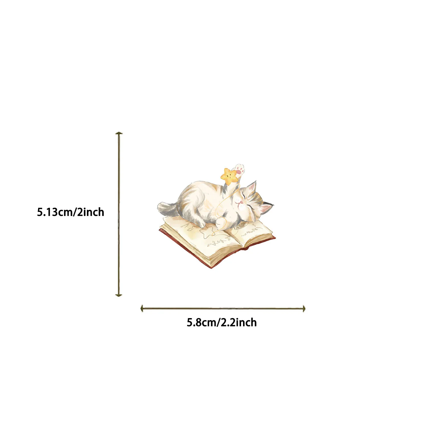 50PCS Spaß Cartoon Magische Katze Aufkleber Scrapbooking Collage Material Telefon Fällen Gitarre Notebooks DIY Dekorative