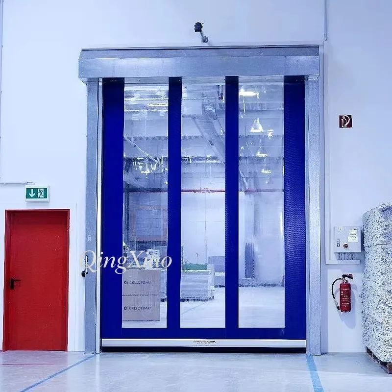 Custom High Speed Sound Insulation Rolling Shutter Door Fit For Industrial Cold Storage And Commercial Clean Room Project