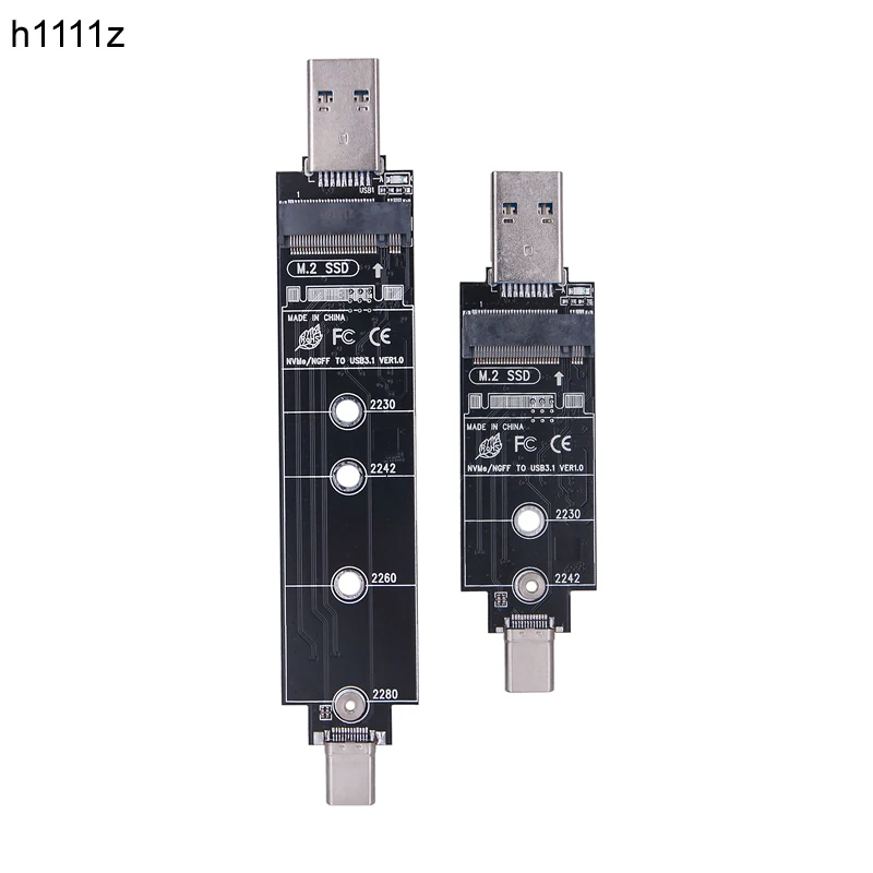 

Двойной протокол M2 SSD адаптер 10 Гбит/с USB 3. 0 USB-A + Type C переходник RTL9210B чип B + M/M ключ для M.2 SATA протокол SSD NVME SSD