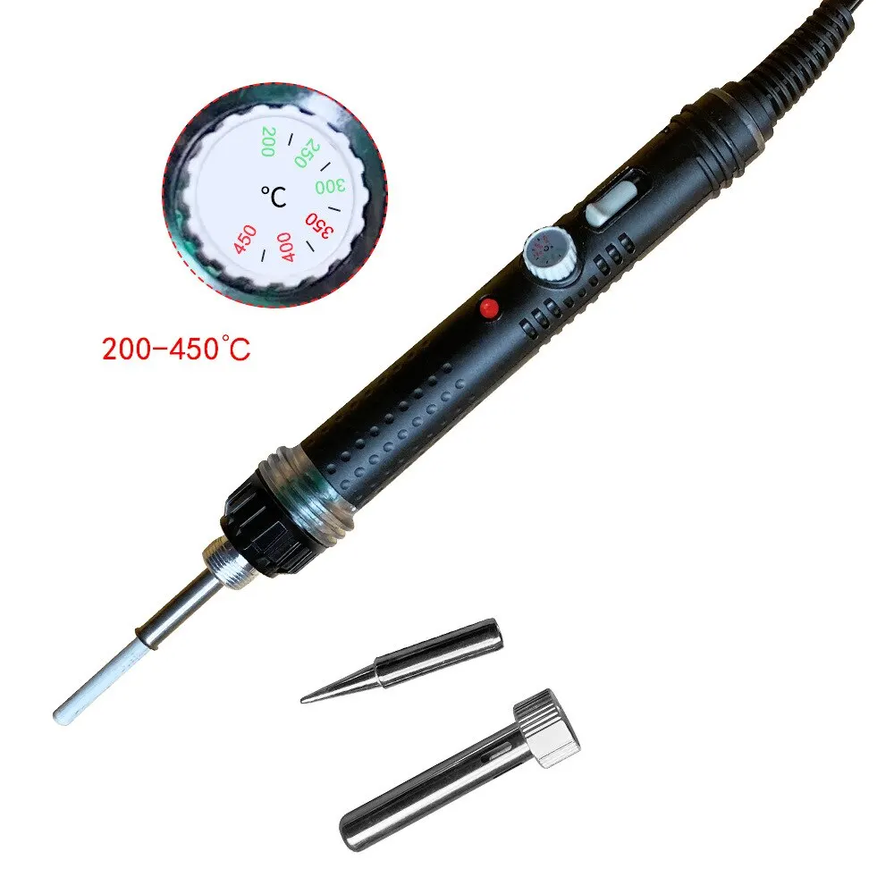 Maintenance Constant Temperature Electric Soldering Iron Set with Adjustable Temperature 60W European Standard Soldering Machine