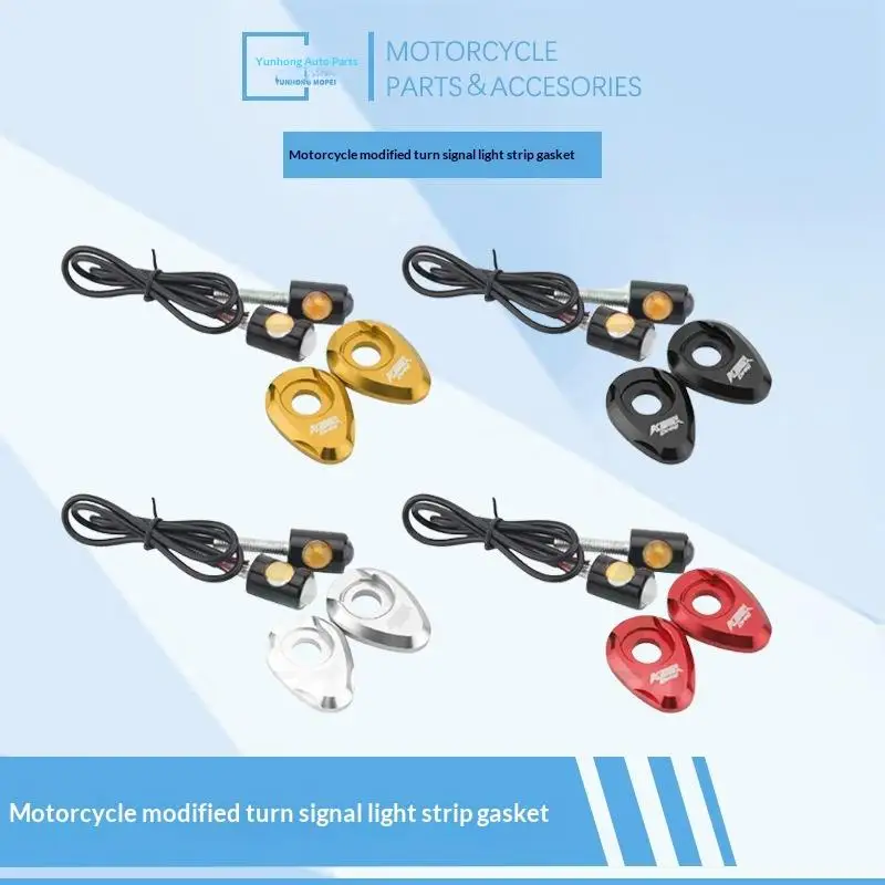 Aluminum Alloy 12V Motorcycle Daytime Running Lights Long Range Easy Install Headlights for Motorbike Custom Modification