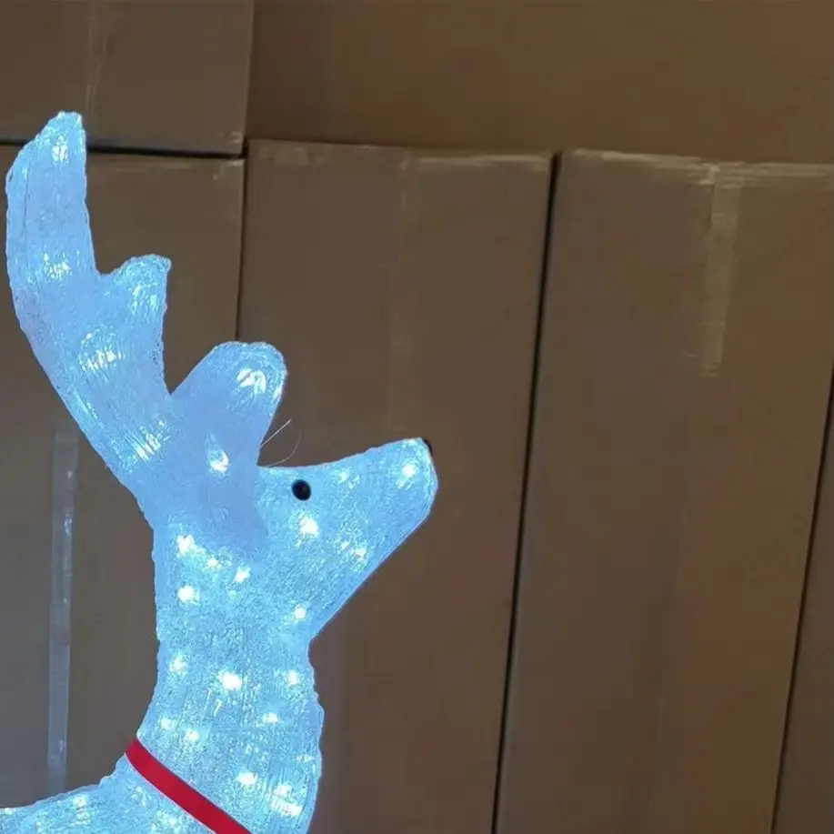 Acrylic Luminous Waterproof Christmas Deer, Christmas Decoration, Outdoor Scene LED Modeling lamp