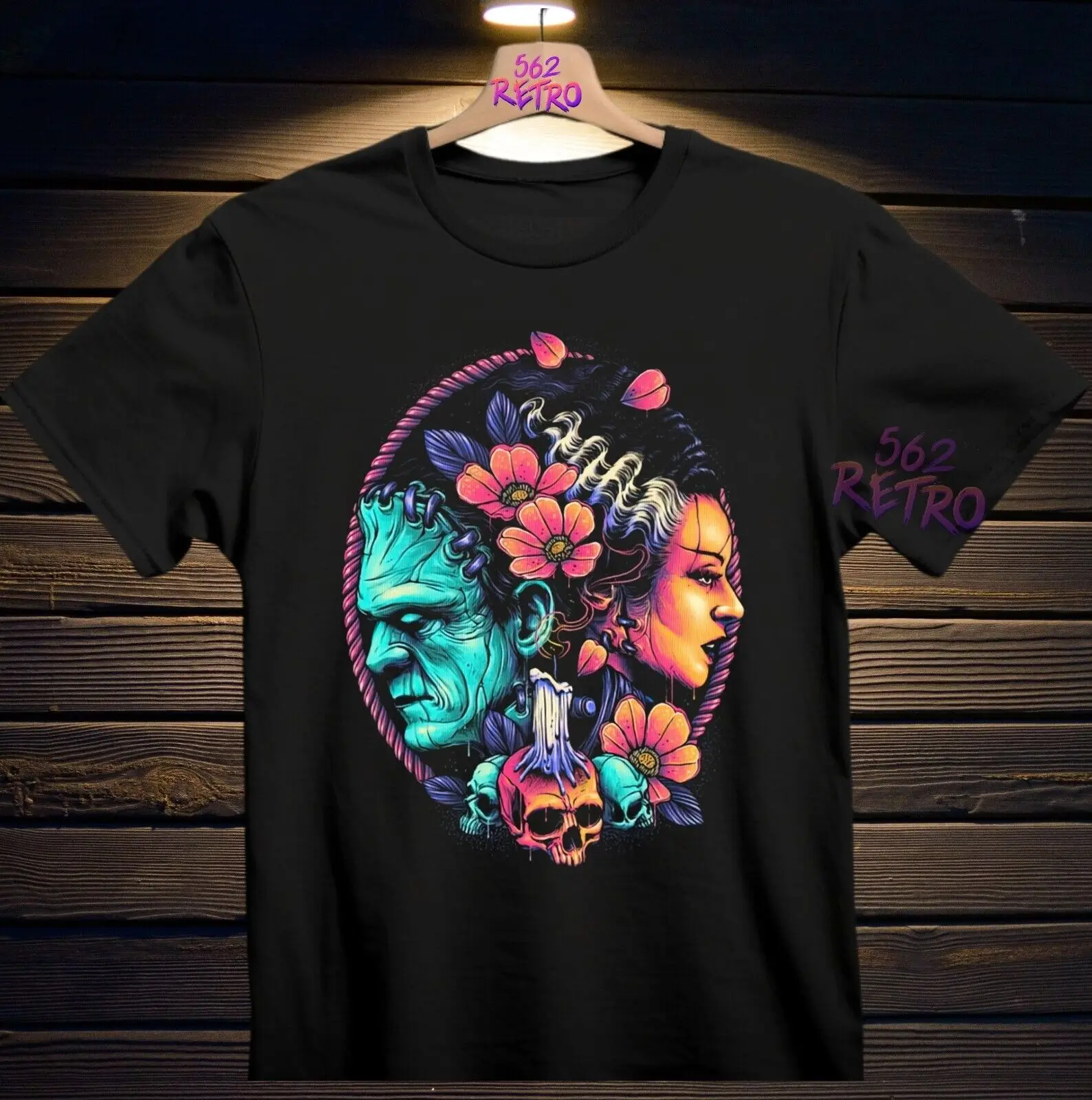 

Frankenstein and his Bride T-Shirt Black S-3XL