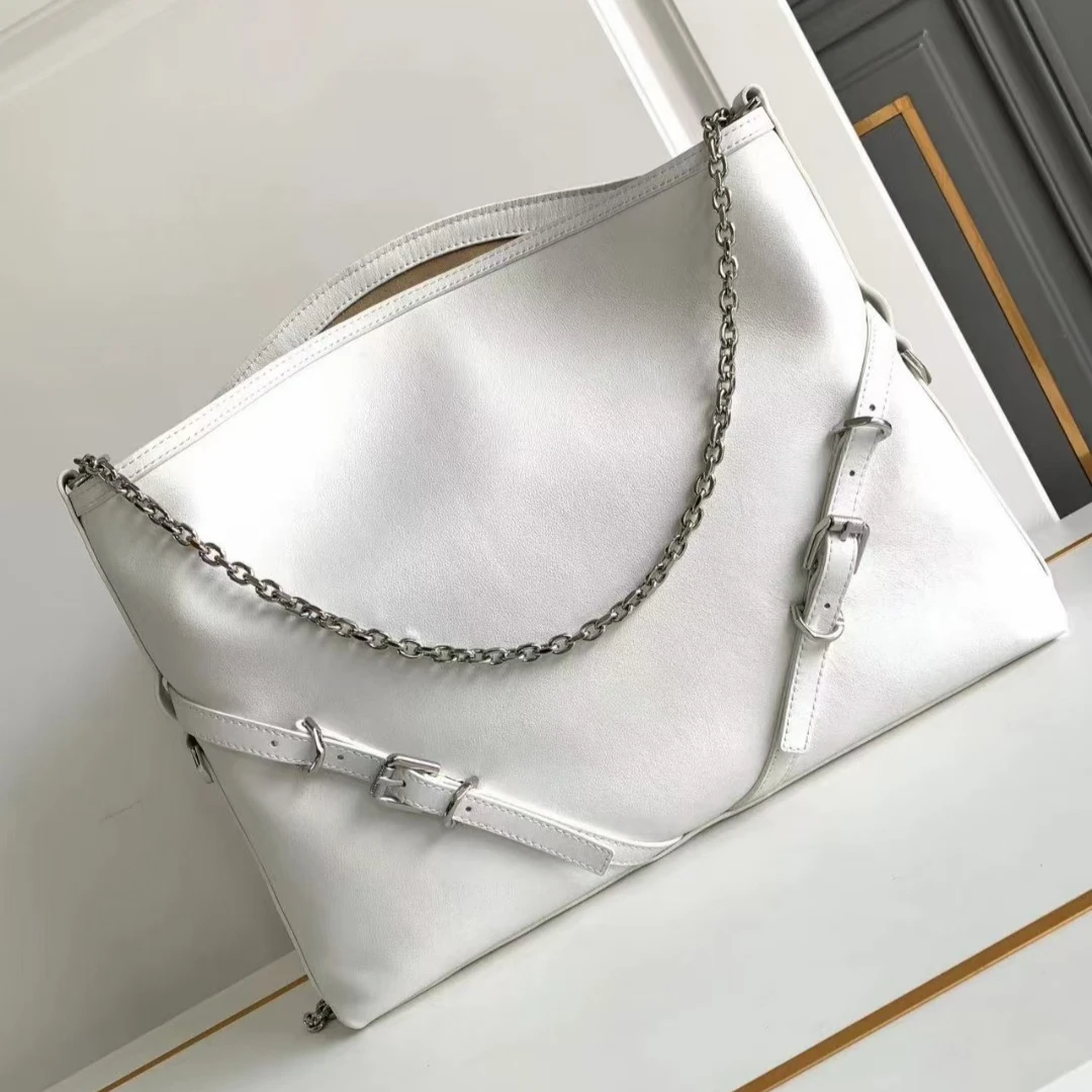

Белая однотонная сумка через плечо, роскошная брендовая женская модная сумка с цепочкой, дизайнерская кожаная сумка для повседневного использования в стиле кэжуал.