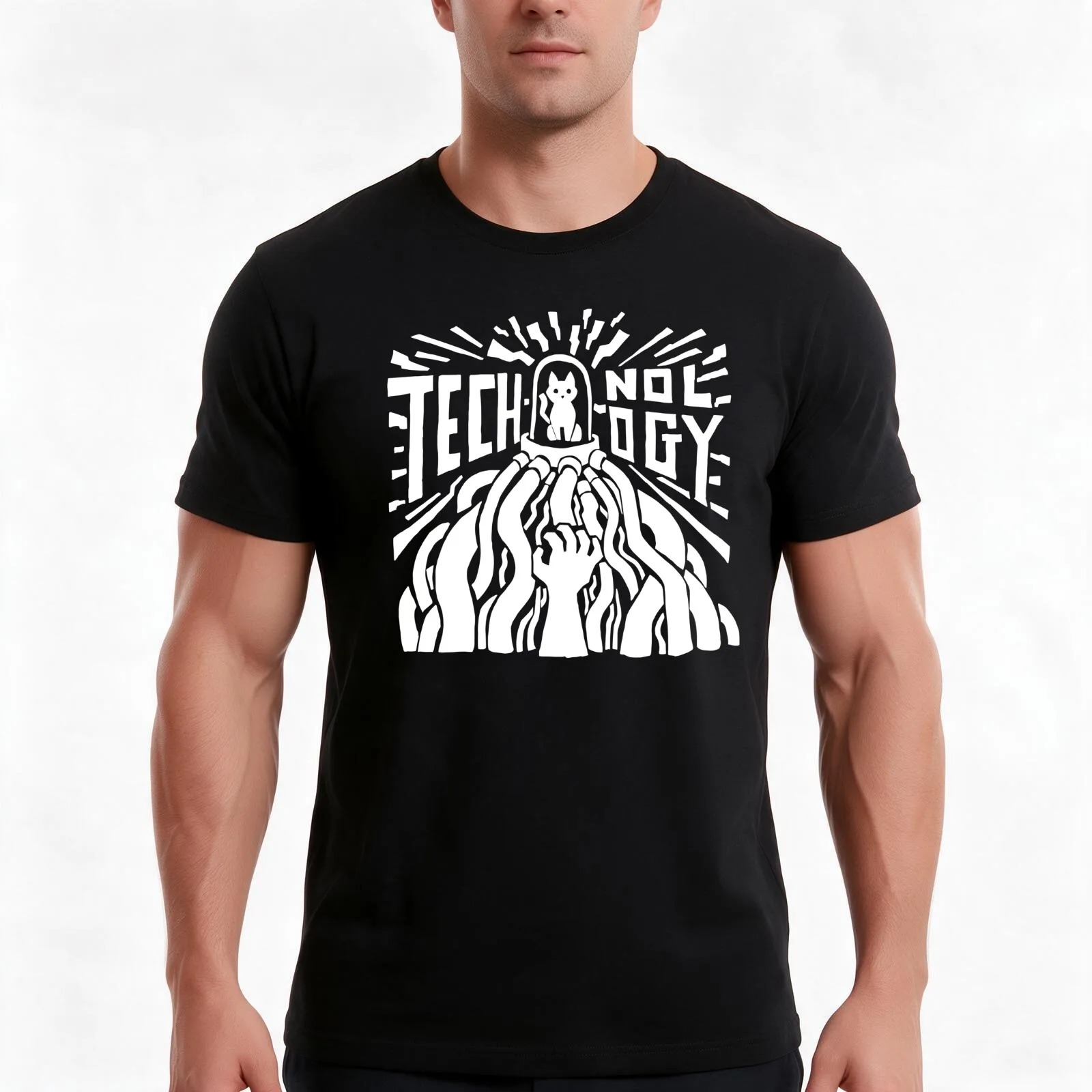 Mindful Solutionism - Illustrated Lyrics - Aesop Rock - Inverted T-Shirt Summer Casual Cotton Tee Oversized Streetwear Tops