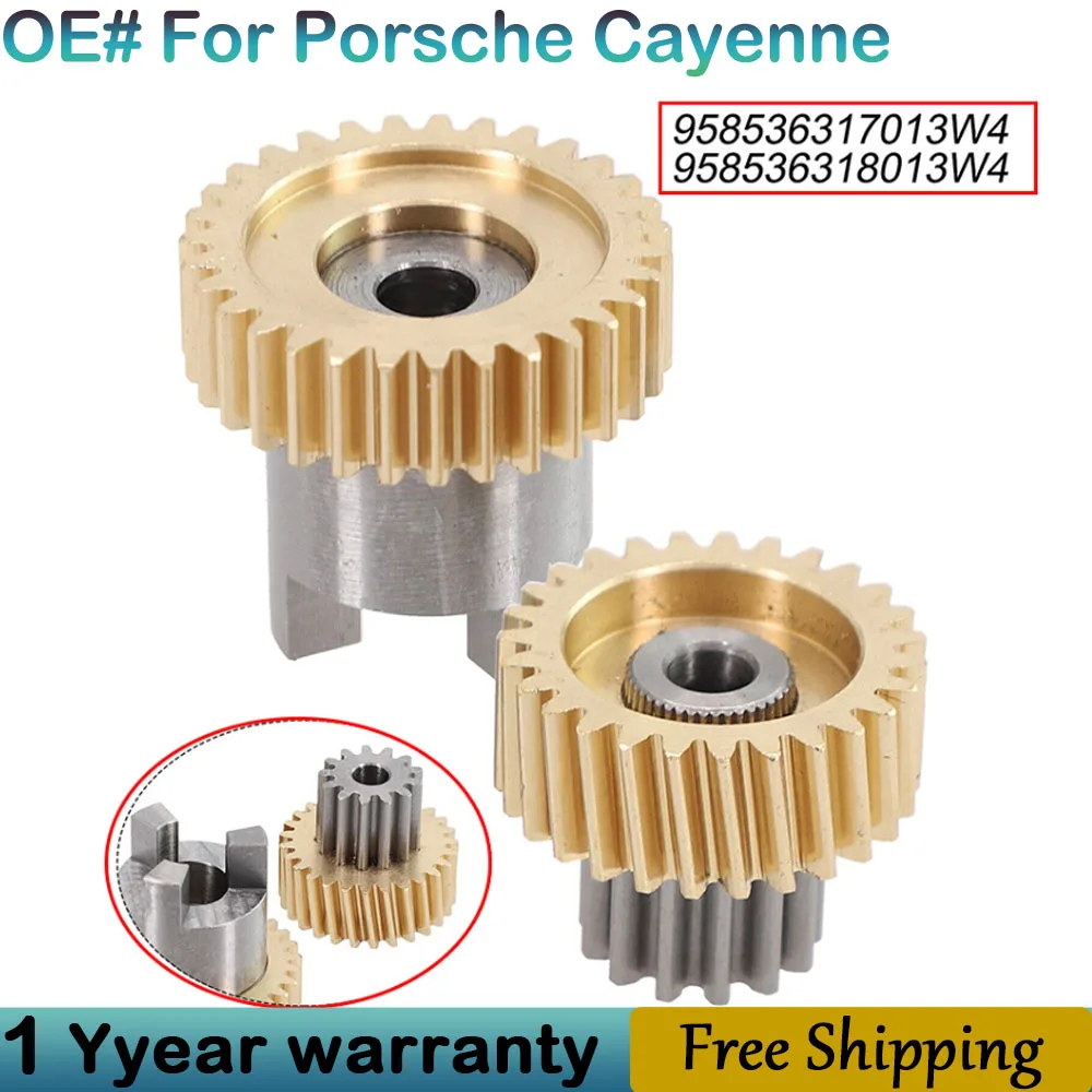 

New Rear Window Sunshade Lift Curtain Motor Gear For Porsche Cayenne 2011-2017 958536317013W4 958536318013W4 Repair Parts