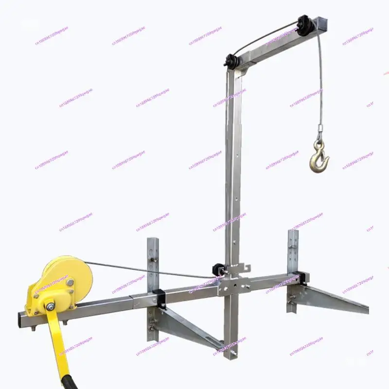 

Air Conditioning Lifting Tool Folding Crane Bracket Manual Winch Assembly Conditioner Machine 10/15/20m