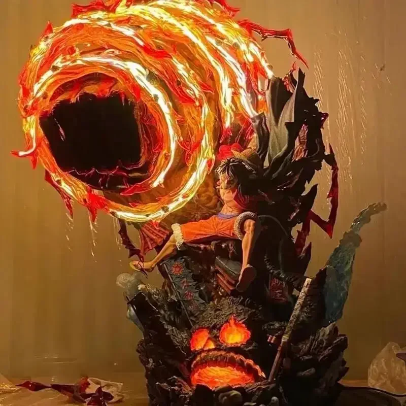

25 см аниме Луффи цельная фигурка Gk Gear 5 Monkey D. Luffy фигурка статуя Big Karma Fire ПВХ коллекция модель игрушки подарки