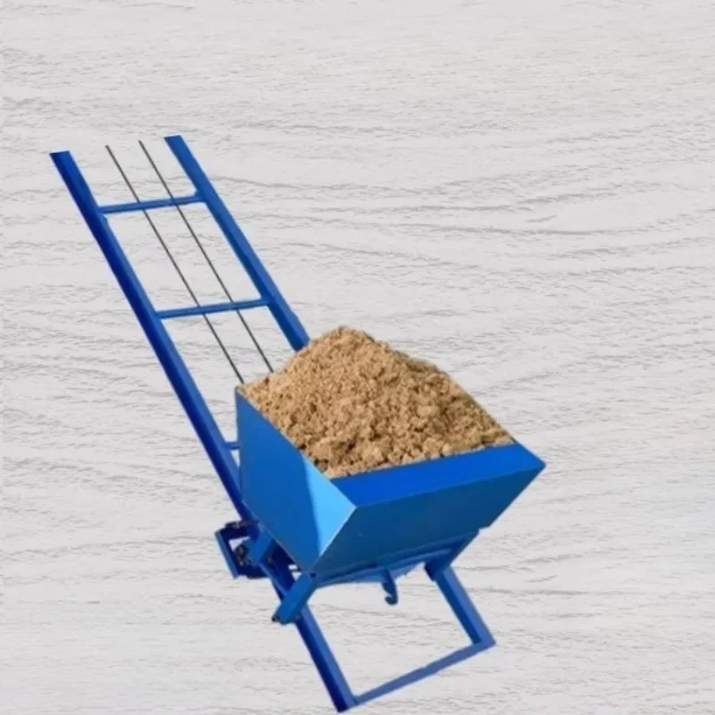 Ivy Material Lift, Concrete Incline Conveyor for Slope Transportation with Ladder Hoist