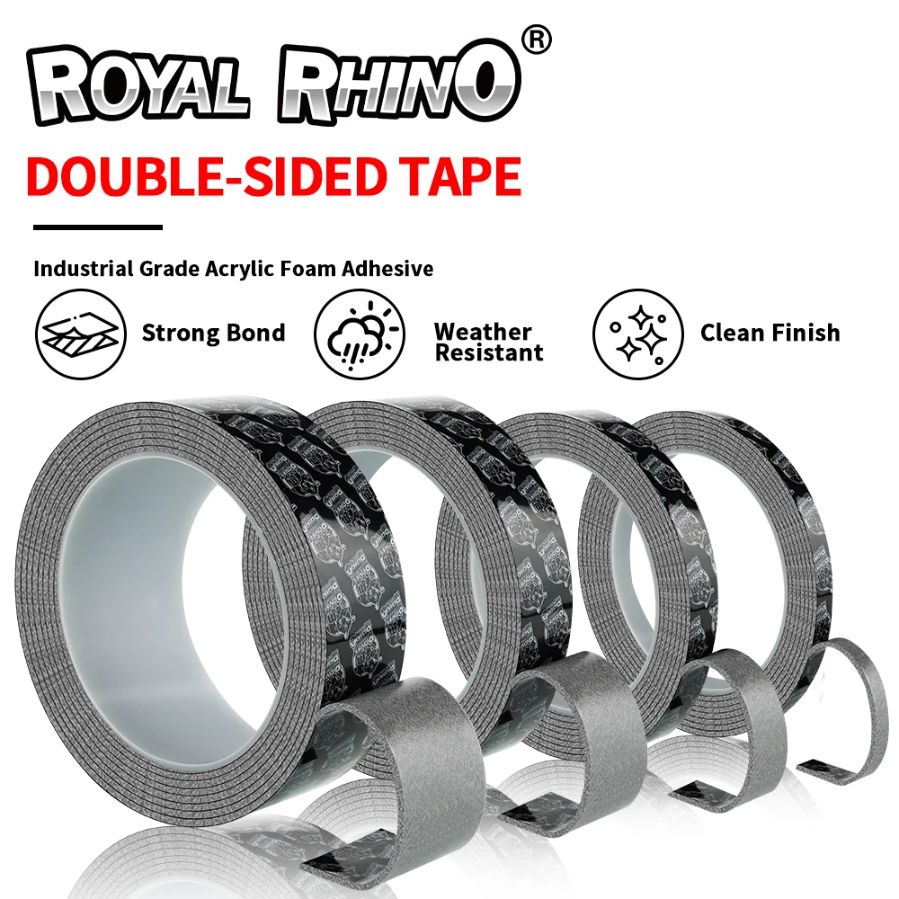 5/2.5Meters Double Sided Adhesive Tape Extra Strong Viscosity 1.2mm Thick For Car Special Mounting Fixing Tear Off No Residue