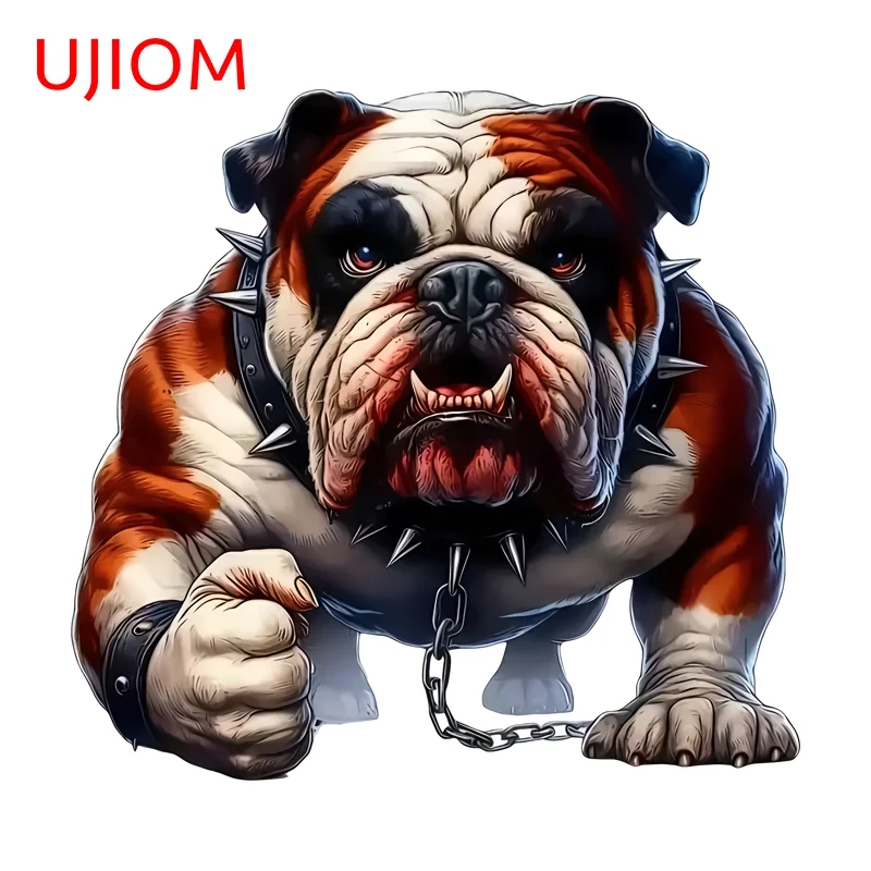 UJIOM Ravenous Dog Wall Sticker Living Room Clothes Dryer Funny Waterproof JDM Decal Occlusion Scratch Wallpapers For Kids