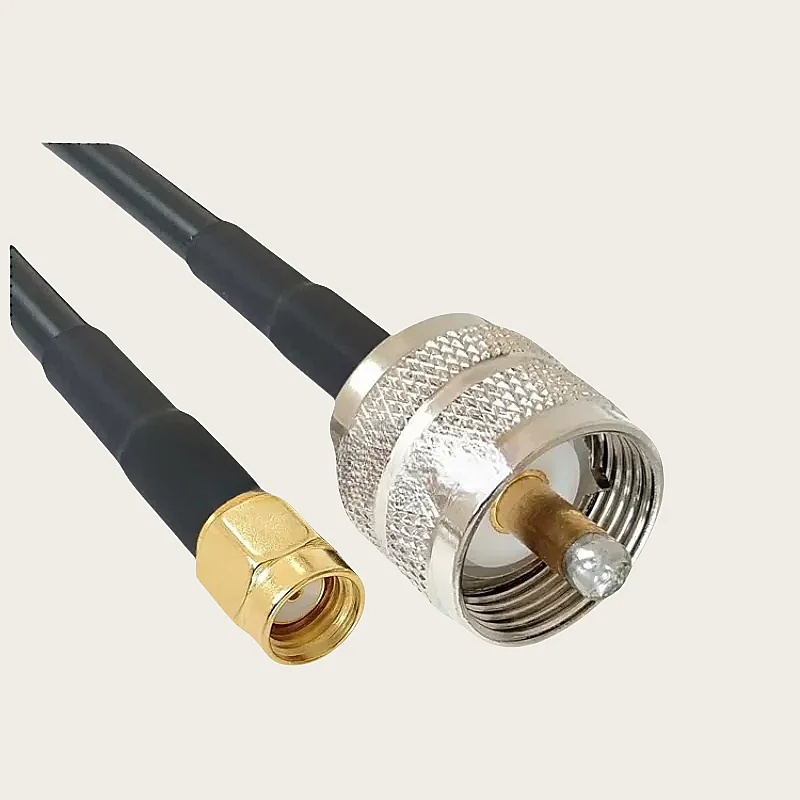 

LMR195 Cable SO239 UHF Male to SMA Male Female Connector LSR195 50-3 50ohm Crimp for WIFI Antenna extension