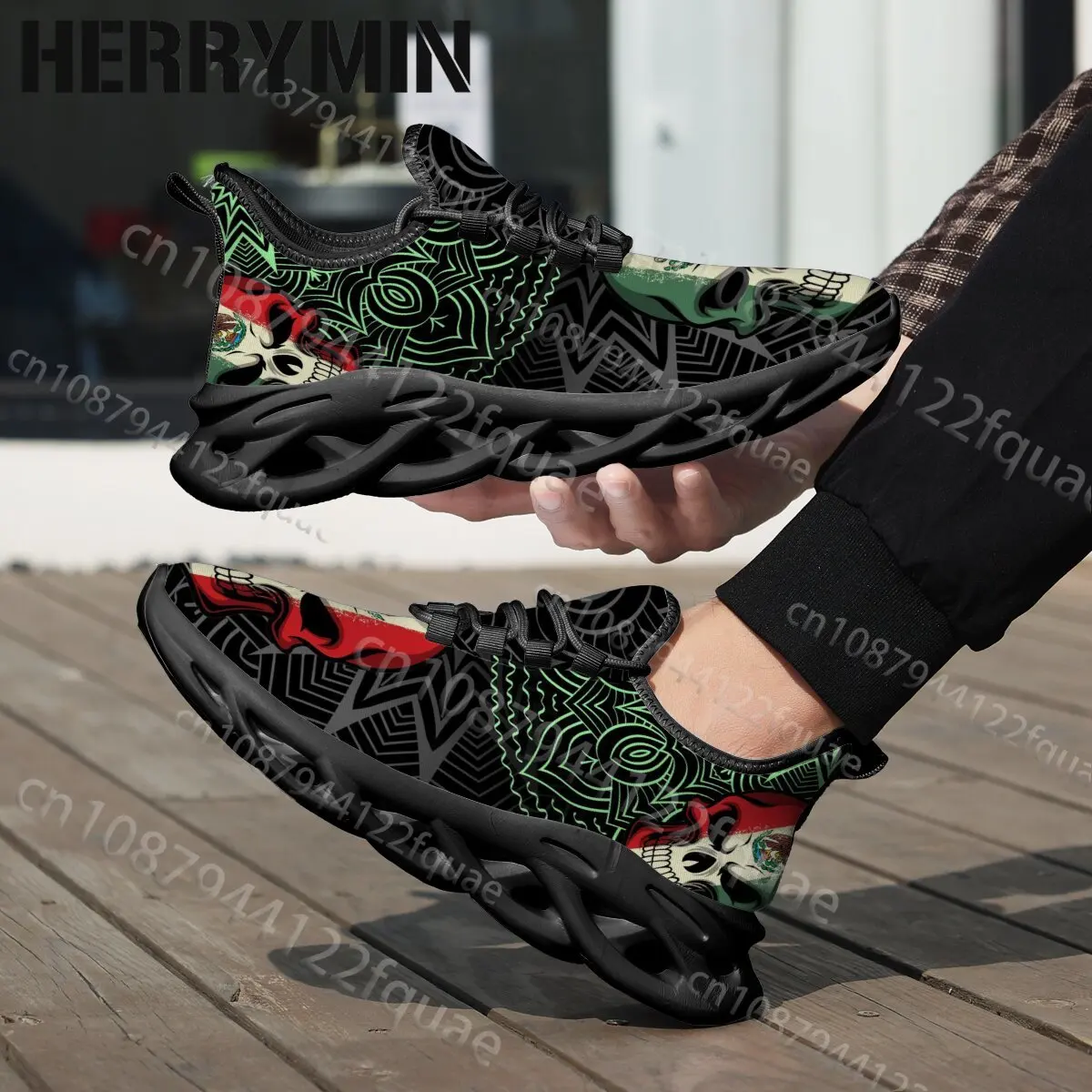 Unisex Exclusive Mexico Flag Teenager Adult Man Woman Shoes Super Cool Fashion Hot Selling Personalized  Shoes Products Footwear