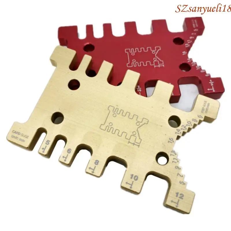 94PC High Tenon Gauge Ruler Cutter Cutting Woodworking Tenon for Carpentry Scribing Marking Guide Ruler Guide