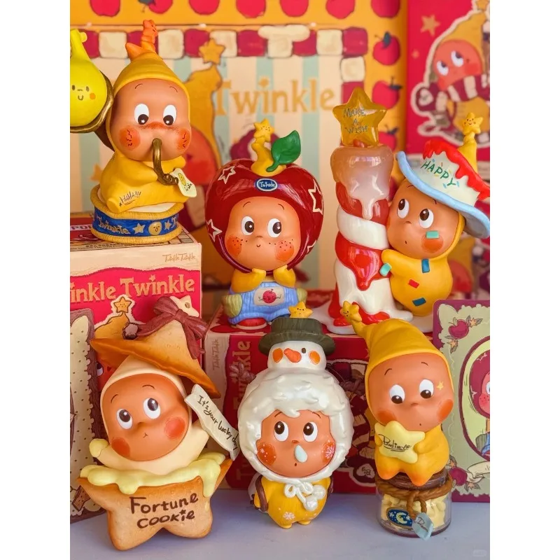 POPMART Star People From The Stars Series of Figurines Blind Boxes and Ornaments Action Figures Fidgeting Toys Xmas Gifts