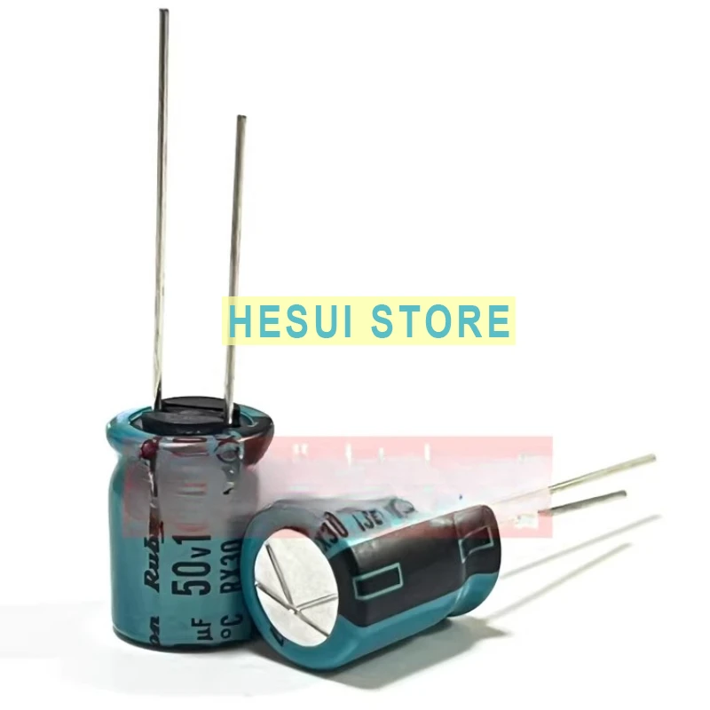 High temperature resistance 130 degrees RX30 ruby capacitor 50V3.3UF 4.7UF 10UF 22UF 47UF 100UF