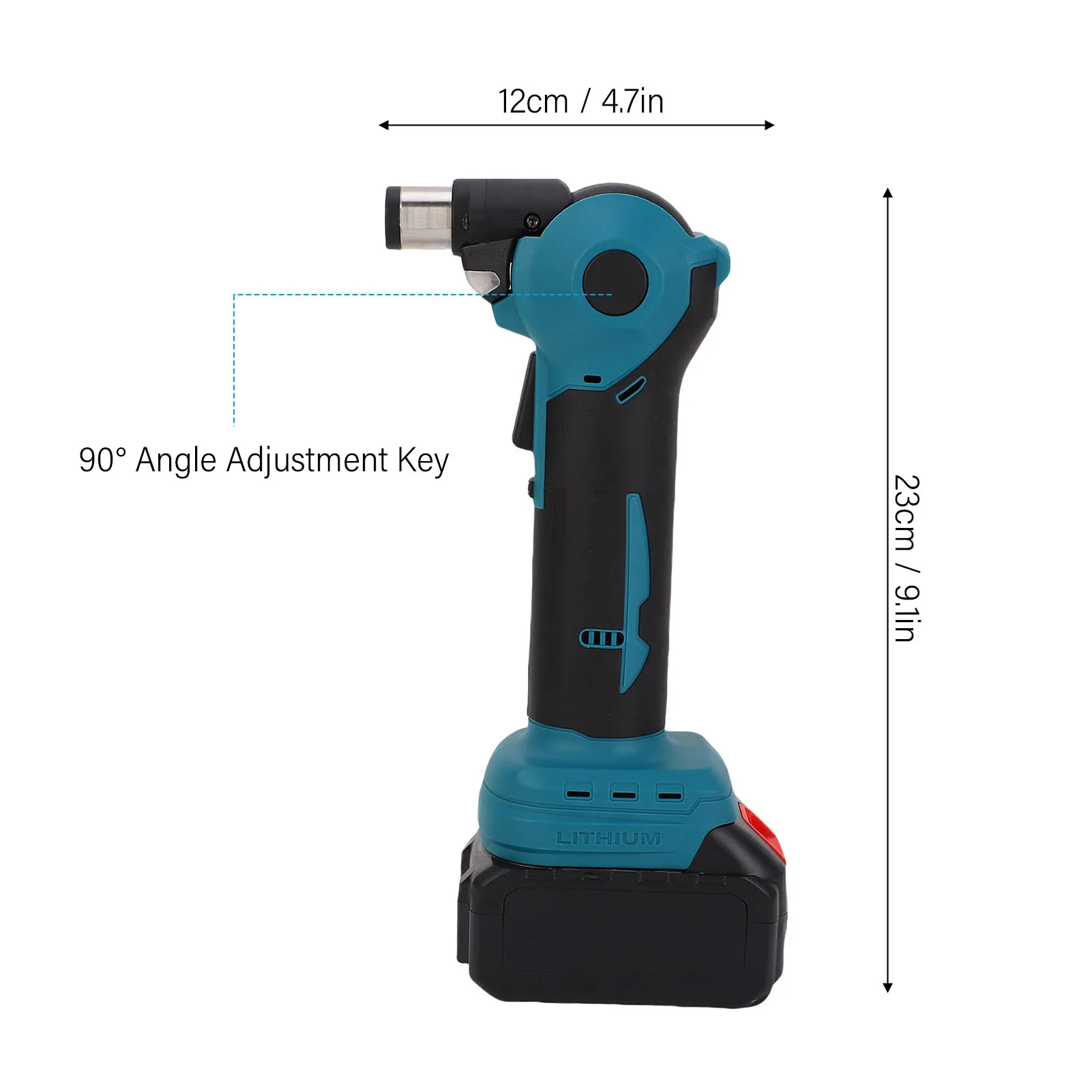 Palm Nailer Built in LED Light Power Nail Hammer Digital Brushless Motor Multifunctional Rechargeable for Woodworking Projects