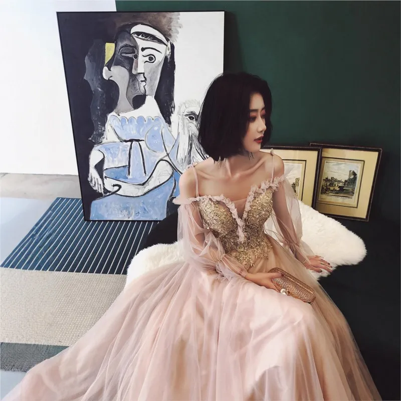 

New style dress for banquets formal occasions balls and performances