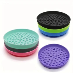 Anti Choking Slow Feeder Dog Bowl, Silicone Cat Lick Bowl WithSuction Cup Dog Puzzle Food Bowl Anti Overturning Water Bow