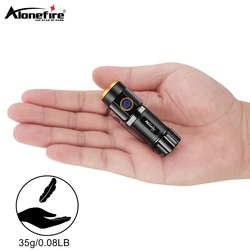 Linterna LED táctica recargable USB pequeña de alto brillo bolsillo
