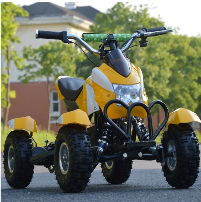 49cc Mountain ATV Double Four-Wheeler ATV  Electric/hand start  atv for Kids Quad Kids Use as a gift