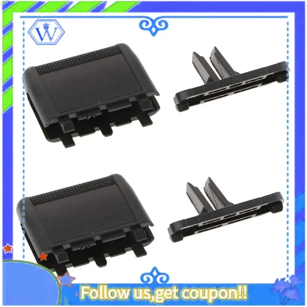 M46K-2Pcs Car Center Dash A/C Air Vent Outlet Tab Clip Repair Kit For Toyota Prado LC150 2010-2017