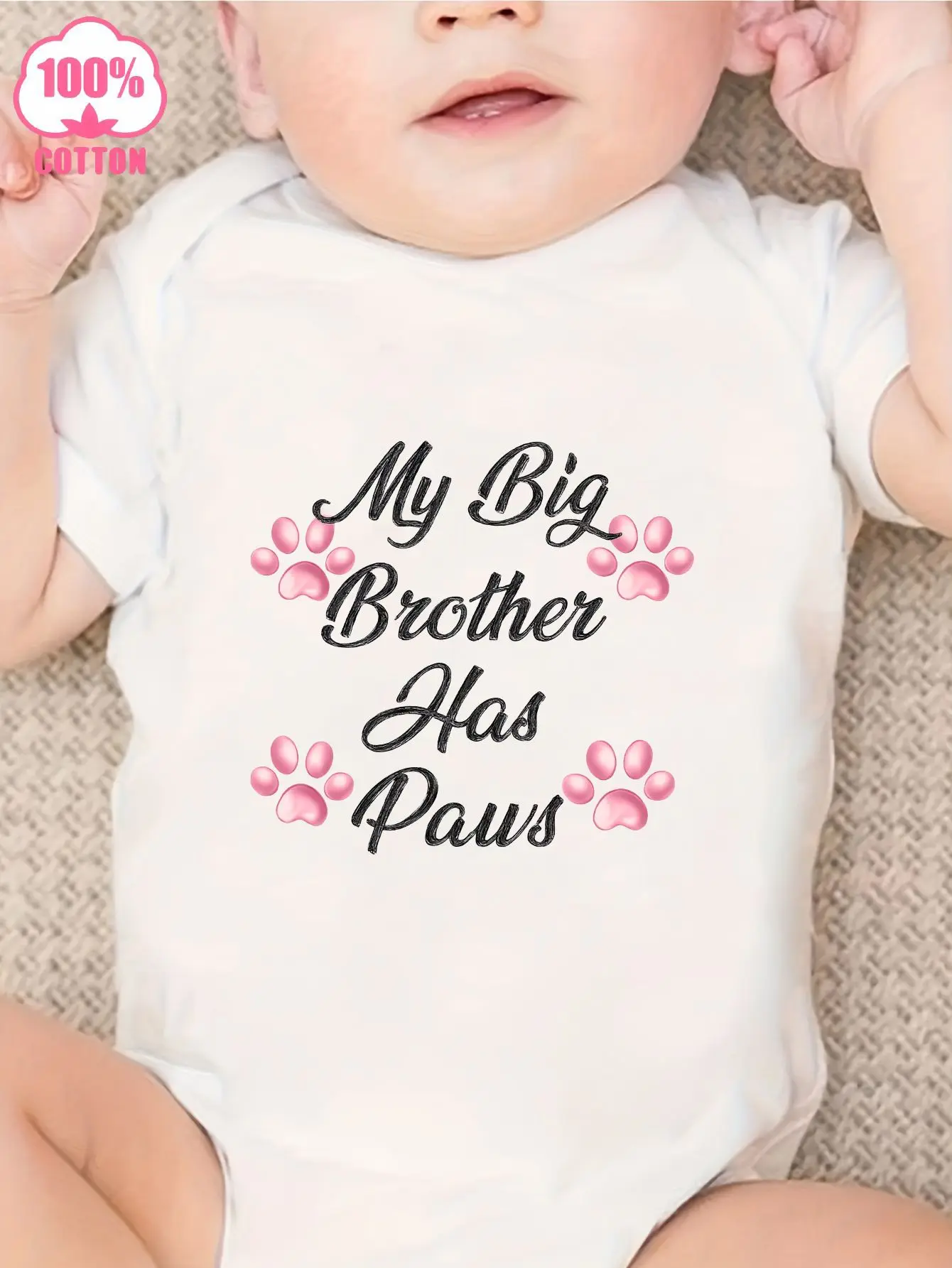 Cute and Fun Children's Crawling Uit, Ade of Pure Cotton, Coortable and Kin-Friendly, Printed with 