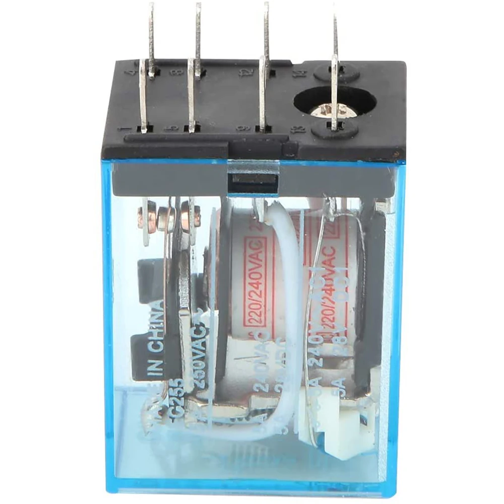8 Pin 240V DPDT Relay Strong Conductivity Silver Contact High Purity Copper Coil with Mechanical Life of 80 Million