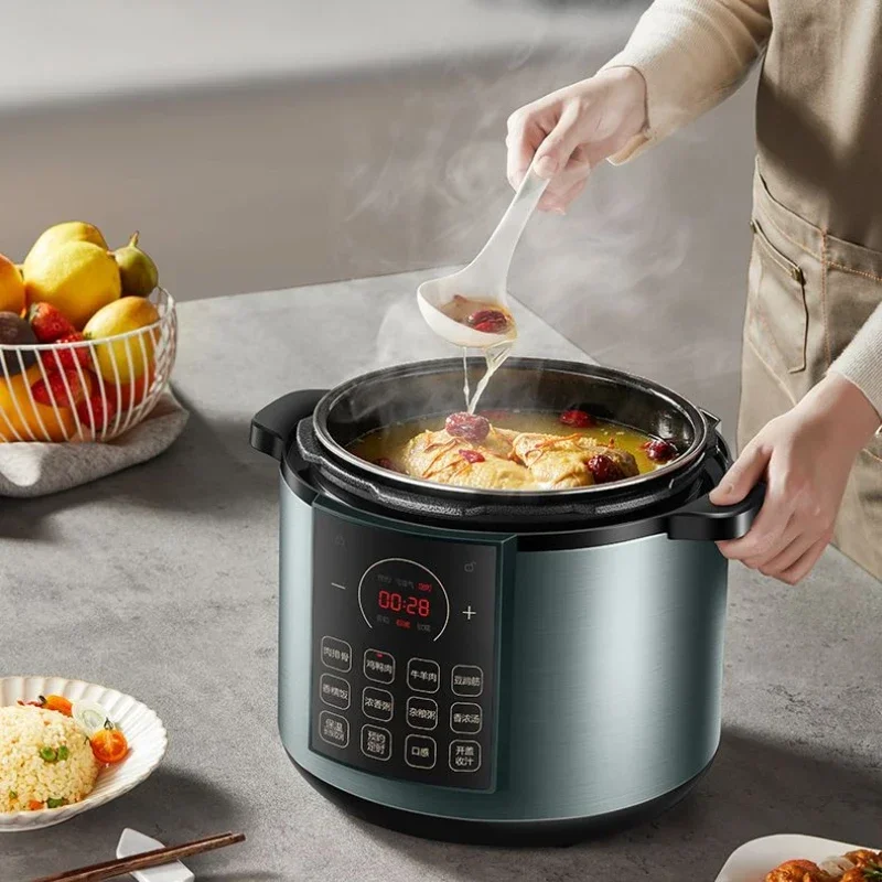 pentola a pressione elettrica per uso domestico in cucina 6L nuova pentola a pressione multifunzionale per fornello di riso di grande capacità