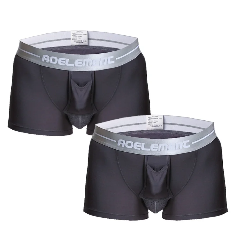 

3 шт., отдельное нижнее белье Bullet, мужские вентилируемые летние сухие трусы, сумка из ледяного шелка, здоровые боксеры для льда