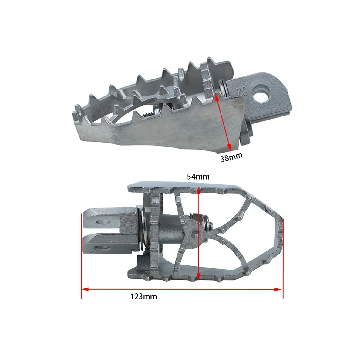 Motorcycle Rotating Footpegs Foot Pegs for TIGER 850 SPROT 20-21 for TIGER 1200 17-21 TIGER 800 15-19 TIGER