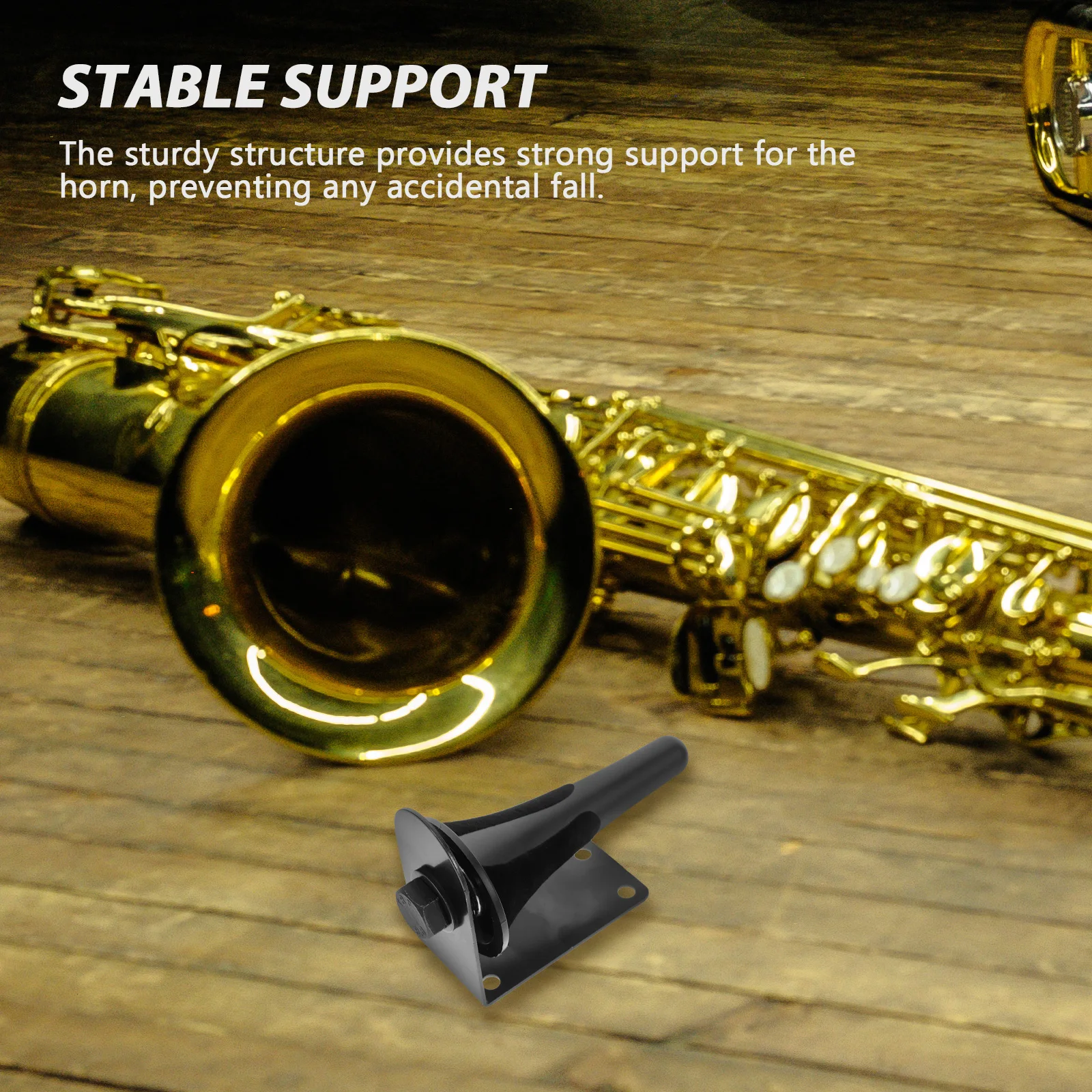 

Small Stand Tumpet Wall Mount Wind Instrument Trumpet Hangers Rack Metal Display