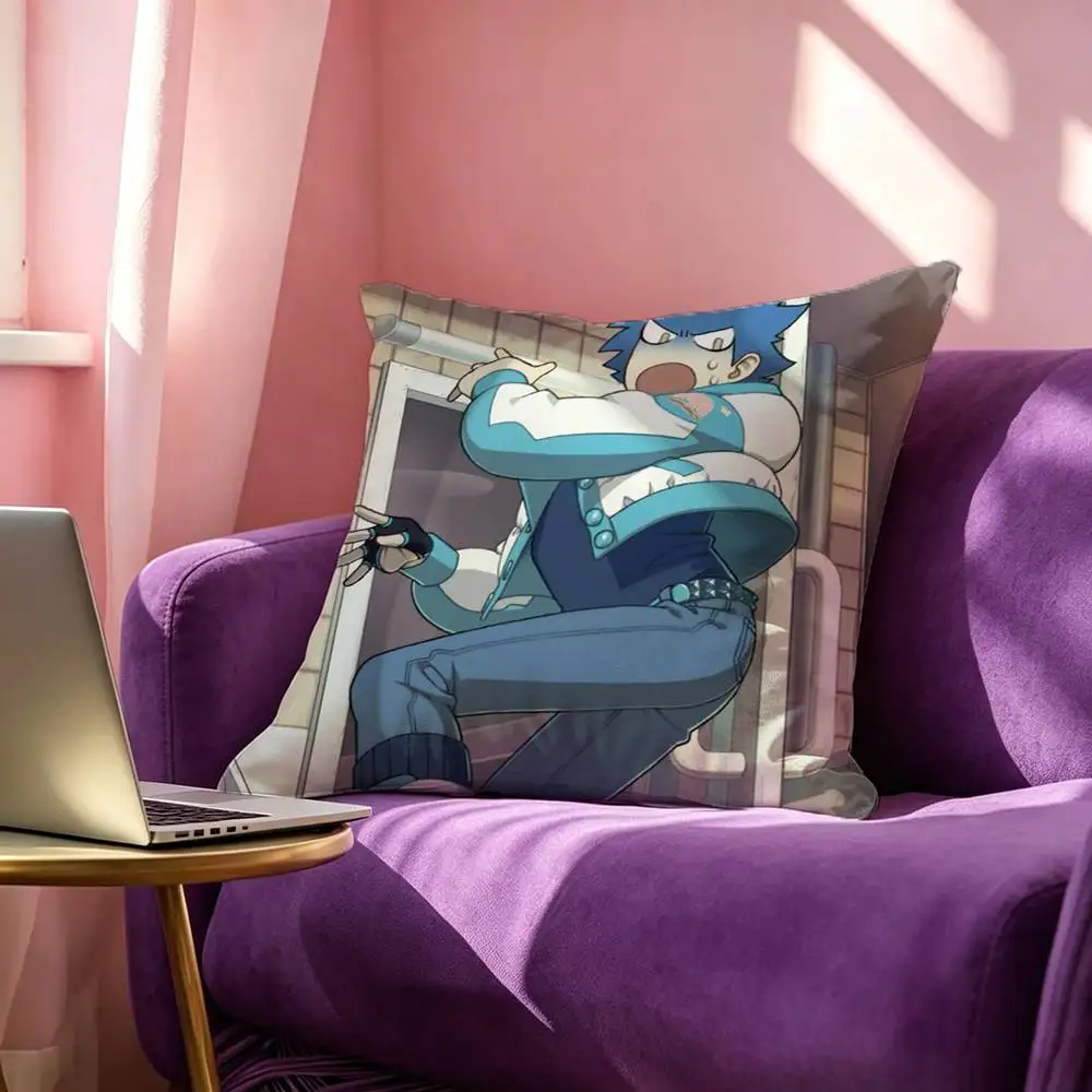 Dramatical Murder Square Double-Sided printed Pillow Case Bedroom Bedside Pillow Sofa Cushion Cover