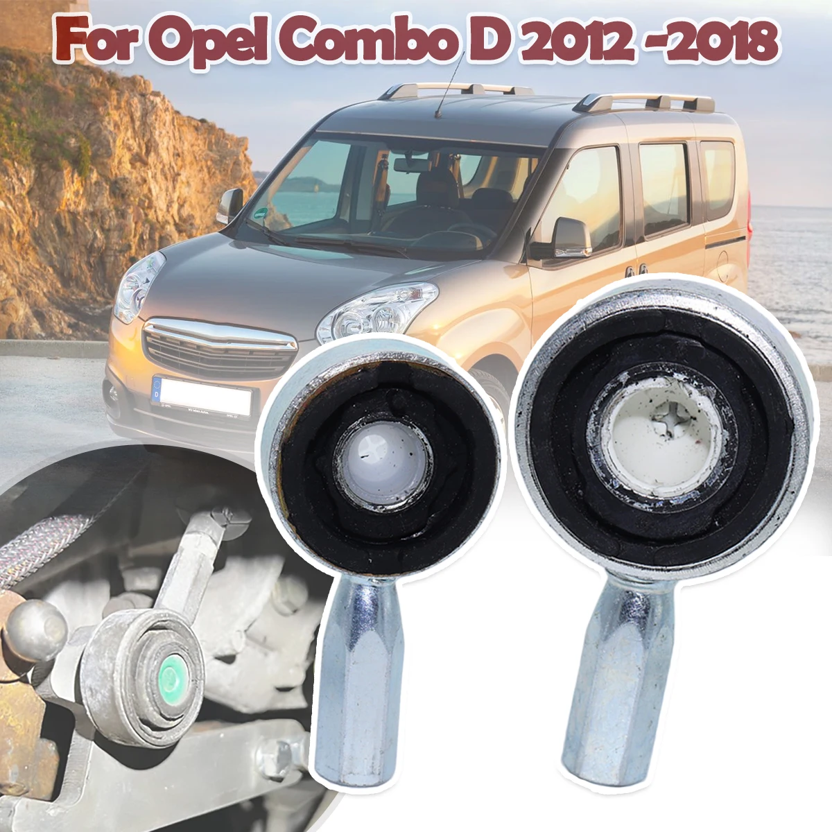 

Manual Gearbox Shift Cable Linkage Bushing For Fiat Doblo Opel Combo D 12-18 Repair Kit Shifter Lever Selector Connect Both End