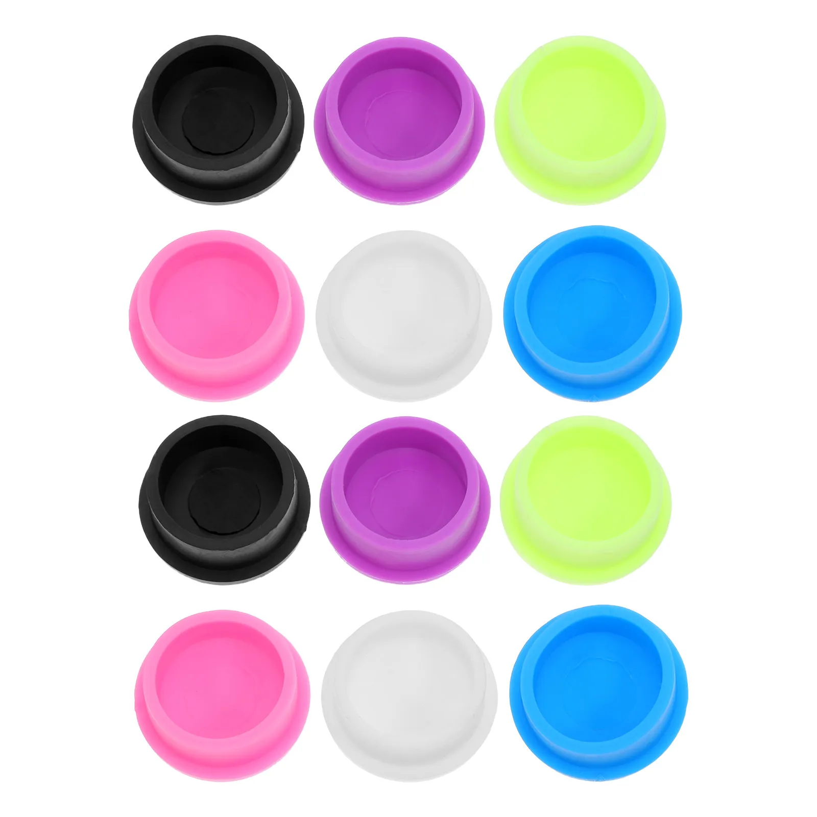 12Pcs Resistant Vial Caps Covers Reusable For Lab Vial Storage 5ML Colors Leak Proof Protective