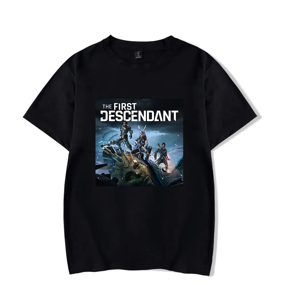 Hot Game The First Descendant Short Sleeve T Shirt Unisex Sport Pullover Harajuku Outwear Tops